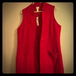 Chico’s Red Wool Vest